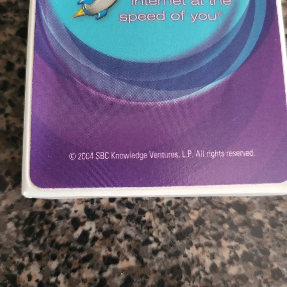 VINTAGE 2004 Yahoo DSL Internet Playing Cards NEW Deck RARE Computer Collectible